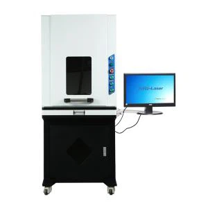 Máquina de grabado láser de fibra cerrada de 20W para metal